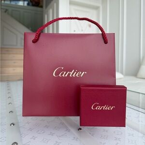 Cartier Empty Jewelry Box Gift Set